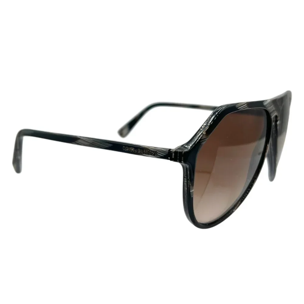 Dolce & Gabbana Printed Aviator Sunglasses w/ Case angelsalon.in display picture 2